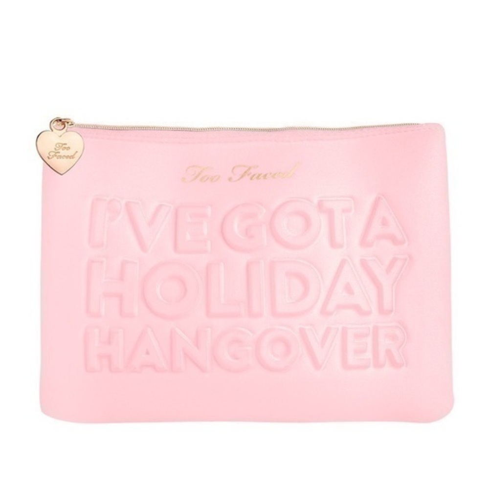 TOO FACED LIGHT PINK HOLIDAY MAKEUP BAG❗️